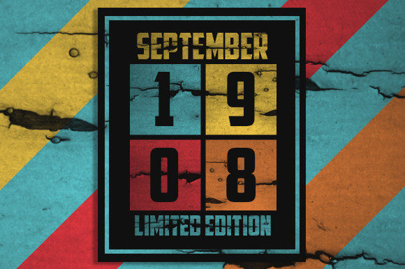 Retro September 1908 Limited Edition Review