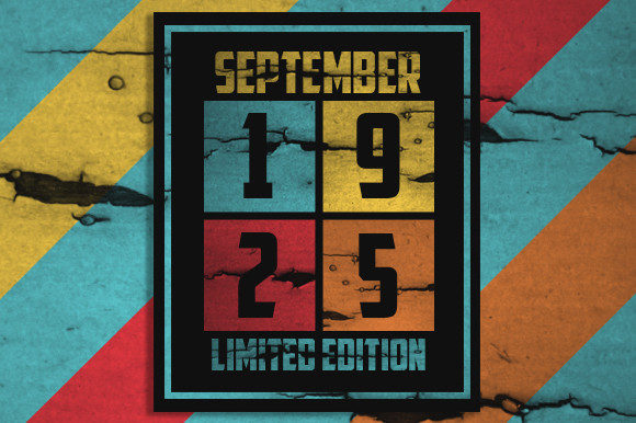 Retro September 1925 Limited Edition Review